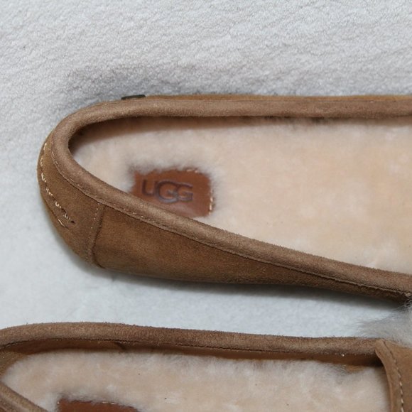 UGG WOMENS LOAFER MOCASSIN SLIPPERS SUEDE - Picture 6 of 7
